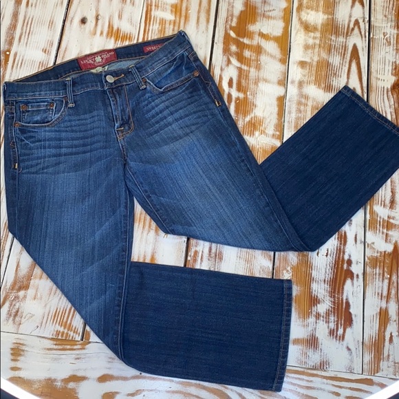 Lucky Brand Blue Jean Sweet N Crop Size 26 - Picture 2 of 16